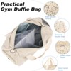Duffle Bag for Gym Sports Women Girls Workout Travel Bag Weekender with Shoe Compartment and Wet Pocket - 3 of 4