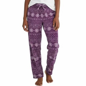 ADR Women's Soft Warm Fleece Pajama Pants, Long Lounge Bottoms - 1 of 3