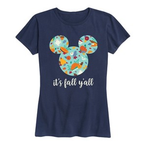 Women's - Disney - Its Fall Yall Short Sleeve Graphic T-Shirt - 1 of 4