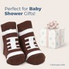 Bearington Baby Touchdown Newborn Boy's Football Socks for Baby Shower, Ages 0- 6 months. - 3 of 4