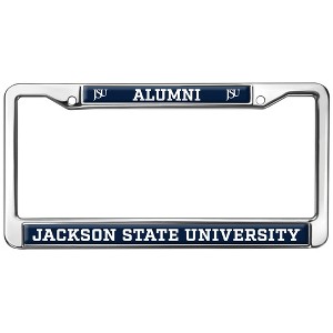 Jackson State University Alumni Logo Full Size Standard License Plate Metal Frame - 1 of 4