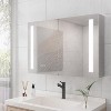 Bathroom Cabinet With Mirror, Lights, 3 Touch Switches, 36×24 Inch LED Cabinet, Anti Fog - 4 of 4