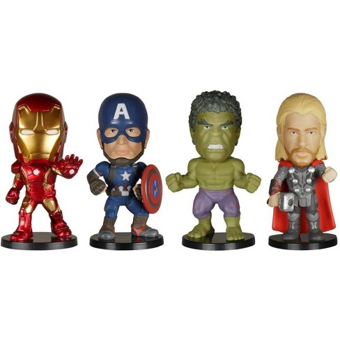 Funko Wacky Wobbler: Avengers 2 Mini Wobbler Action Figures Bobblehead Hulk  Thor