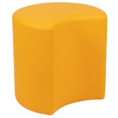 Emma and Oliver 18"H Soft Seating Flexible Moon for Classrooms and Common Spaces