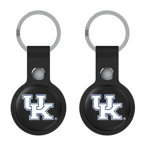 NCAA SEC Universities Insignia Black Airtag Holder 2-Pack - 1 of 4