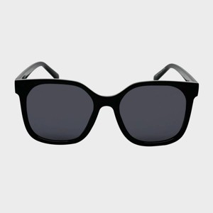 Plastic Square Sunglasses - Wild Fable™ Black - 1 of 2