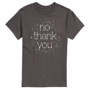 Men's - Instant Message - No Thank You Celestial Stars Constellation Short Sleeve Graphic T-Shirt - 1 of 4
