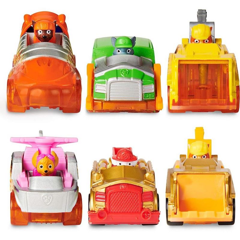 Paw Patrol, True Metal Spark Gift Pack of 6 Collectible Die-Cast Vehicles, 1:55 Scale, 3 of 4