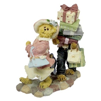 Boyds Bears Resin Gone Fishing Norman Rockwell Bearstone 4022187