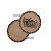 Sawyer Mill Charcoal Plow Jute Coaster Set of 6 - 4 of 4