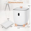 Costway 20L Upgraded Towel Warmer for Bathroom with PTC Heater & 2 Fragrant Disc Holders - 3 of 4