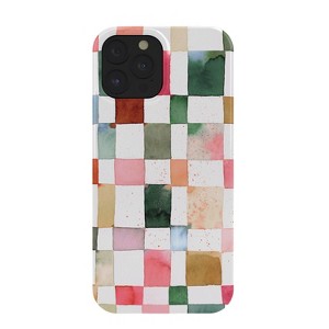 Ninola Design Watercolor checker Yuletide Snap iPhone Case - Society6 - 1 of 1