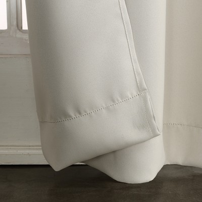 Pearl Blackout Rod Pocket Single Curtain Panel, 40" x 84"