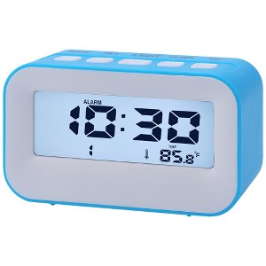 REGALWOVEN Digital Battery Powered Plastic Large Display Alarm Clock 44.3"L x 1.8"W x 2.4"H 1 Pc - 1 of 4