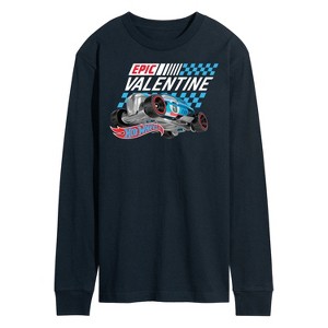 Men's - Hot Wheels - Valentine's Epic Long Sleeve Graphic T-Shirt - 1 of 4
