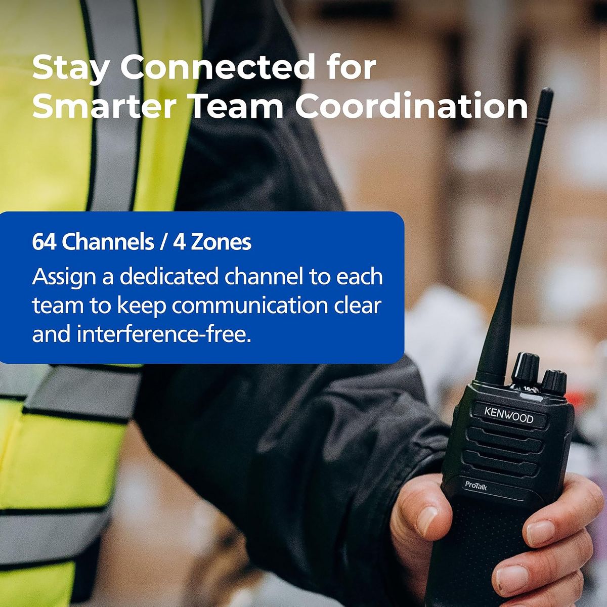 KENWOOD® ProTalk® NX-P1200AVK 5-Watt 64-Channel Analog VHF Two-Way Radio - thumbnail 5