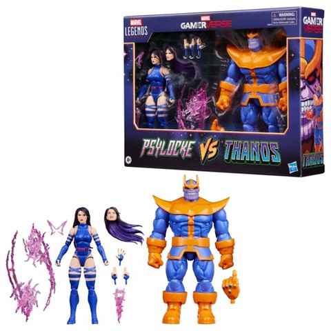 Детские фигурки Marvel Legends Series Gamerverse Psylocke vs. Thanos