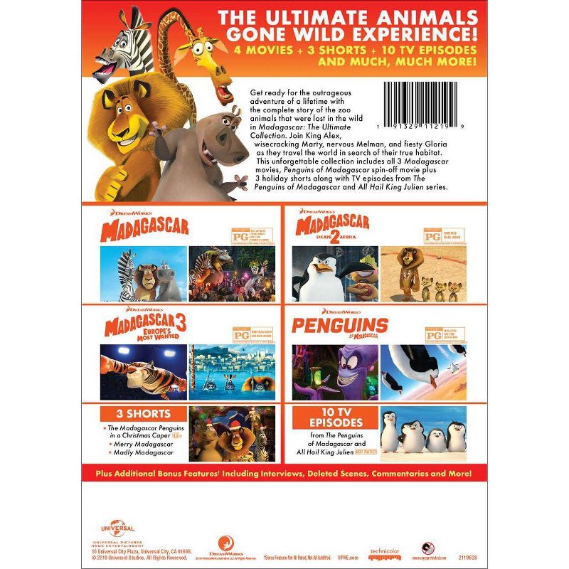 Madagascar: The Ultimate Collection (DVD)(2019), 3 of 4