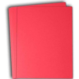 Hamilco Colored Cardstock Paper 11" x 17" Bubble Gum Pink Color Card Stock Paper 50 Pack - 1 of 4