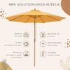 LAGarden 9Ft Patio BOHO Market Patio Umbrella 260GSM Acrylic Fabric 5-Year-Non-Fading Resort Outdoor Market - 4 of 4