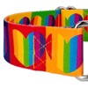 Country Brook Petz 1 1/2 Inch Rainbow Hearts Martingale Dog Collar - image 4 of 4