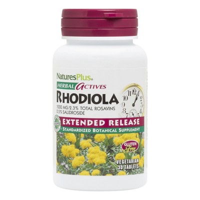 Rhodiola Herbal Active T/R by Nature's Plus  -  30 Tablet