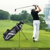 Tangkula 14-Way Top Divider Golf Bag with Stand Lightweight Golf Stand Bag with Dual Shoulder Straps Blue/Grey/Red - 2 of 4