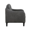 NicBex Couches for Living Room 1pc Chair Modern Single Sofa Chair Microfiber Upholstered Armchair with Solid Wood Frame, Gray - 4 of 4