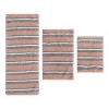 Home Weavers Glamour Collection 100% Polyester Microfiber Bathroom Rug, Non Slip Bath Mat Water Absorbent Soft Microfiber Shaggy Mat Machine Washable - 2 of 4