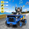 Garvee 12V Ride On Dump Truck for Kids with Remote Control, Electric Construction Vehicle Toy with Auto-Lift Bed, Shovel, LED Lights, Music - 3 of 4