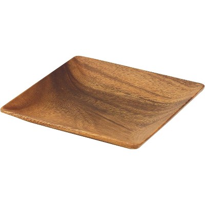 Pacific Merchants Acaciaware 8 Inch Square Appetizer Plate