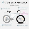 INFURNIC Bicycles 20 Inch Kids Road Bike 7-Speed Steel Frame Dual Disc Brakes for Boys and Girls, Silver, 55.9"*21.2"*31.5" - 4 of 4