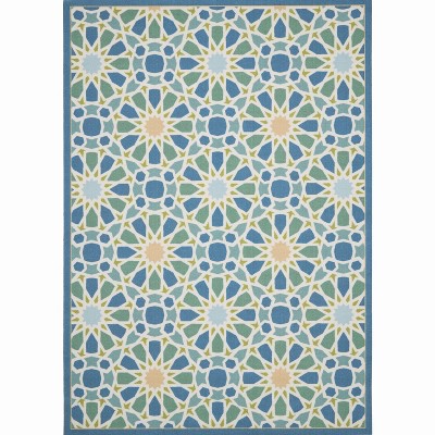 Waverly Sun & Shade "Starry Eyed" Flamingo Indoor/Outdoor Area Rug by Nourison