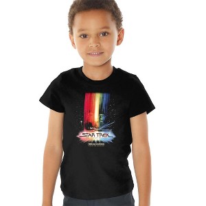 Toddler Boys' Star Trek Motion Picture Poster T-Shirt Black - 1 of 4