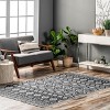 Nuloom Madlyn Pet Friendly Machine Washable Area Rug, 5' x 8', Charcoal - 2 of 4