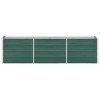 vidaXL Garden Raised Bed in Green - Galvanized Steel Rectangular Planter Box Ideal for Outdoor Planting - 94.5 - 2 of 4