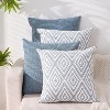 Attop Decorative Throw Pillow Covers Set of 4 Square Couch Pillows Linen Cushion Cover for Couch Sofa Living Room - 2 of 4