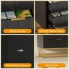 6 Drawer Dresser for Bedroom, Modern Chests of Drawers with Golden Metal Legs and Handles, Large Closet Dresser for Entryway, Living Room - 2 of 4