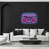 Boombox Neon by Octavian Mielu Unframed Wall Canvas - iCanvas - 3 of 4