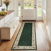 Coucheta Washable Rug Non-Slip Vintage Low Pile, Distressed Floral Rubber Backing Carpet for Kitchen Entryway Laundry,Multiple Sizes and Colors - 3 of 4