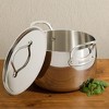 Bloomhouse 8 Quart Tri-Ply Stainless Steel Stock Pot with Lid – Dutch Oven, Oven Safe, Dishwasher Safe - 3 of 4