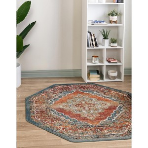 Unique Loom Isabella Collection Area Rug - Rossellini - 1 of 4