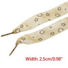 INSPIRE CHIC Flower Prints Flat Chiffon Colorful Shoe Laces 1 Pair - 2 of 4
