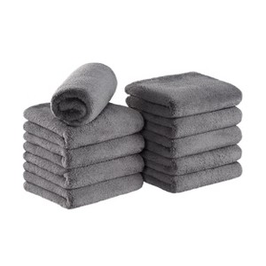 Arkwright Microfiber Coral Fleece Salon Towels (Pack of 10) - Bleach Safe Resistant Hair Drying Towel, 16 x 27 in. - 1 of 4
