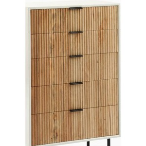 5-Drawer Cabinet with Inner Arc Vacuum Forming for Bedroom - 1 of 1