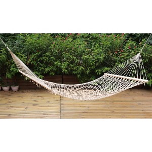 Stansport Acapulco Cotton Rope Hammock 78" x 47" - 1 of 4