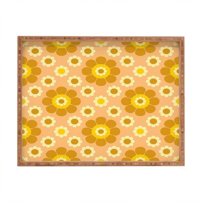 Jenean Morrison Diner Menu in Sunset Rectangular Tray - Deny Designs