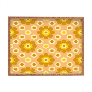 Jenean Morrison Diner Menu in Sunset Rectangular Tray - Deny Designs - 1 of 2