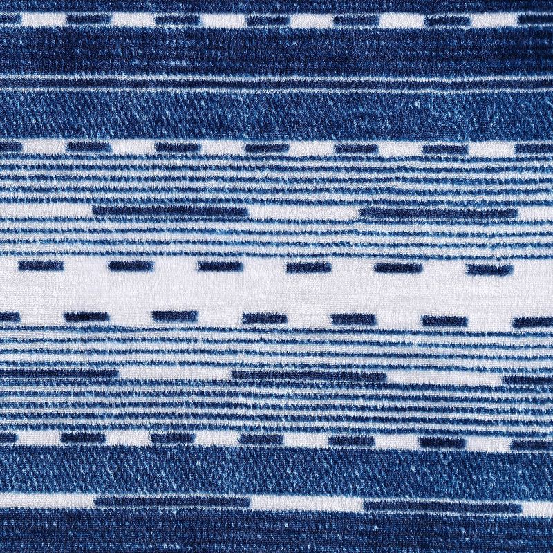 50&#34;x60&#34; Logan Stripe Reversible Throw Blanket Blue - Wrangler, 2 of 7