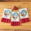 Collections Etc "Peace", "Love" and "Faith" Holiday Church Hand Towel Set - 2 of 2